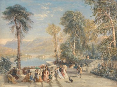 Windermere tijdens de regatta door David Cox